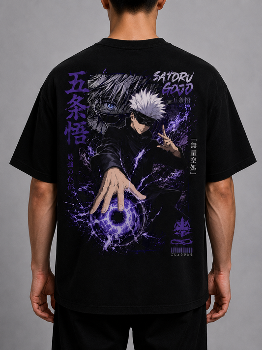 TShirt,Oversized,Anime,JujutsuKaisen,SatoruGojo