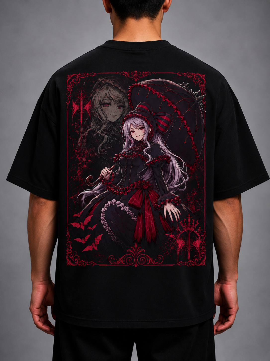 TShirt,Oversized,Anime,Overlord,Shalltear