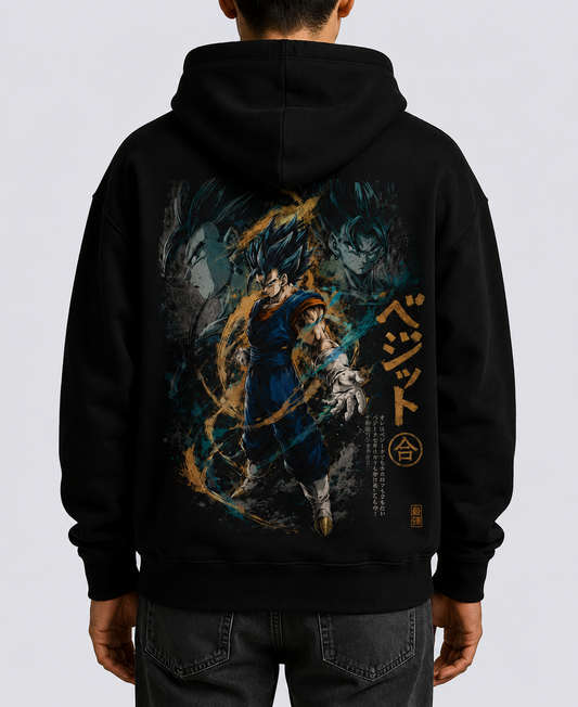Hoodie,Oversized,Anime,DragonBall,Vegito