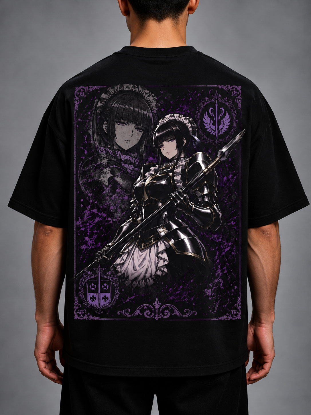TShirt,Oversized,Anime,Overlord,NarberalGamma