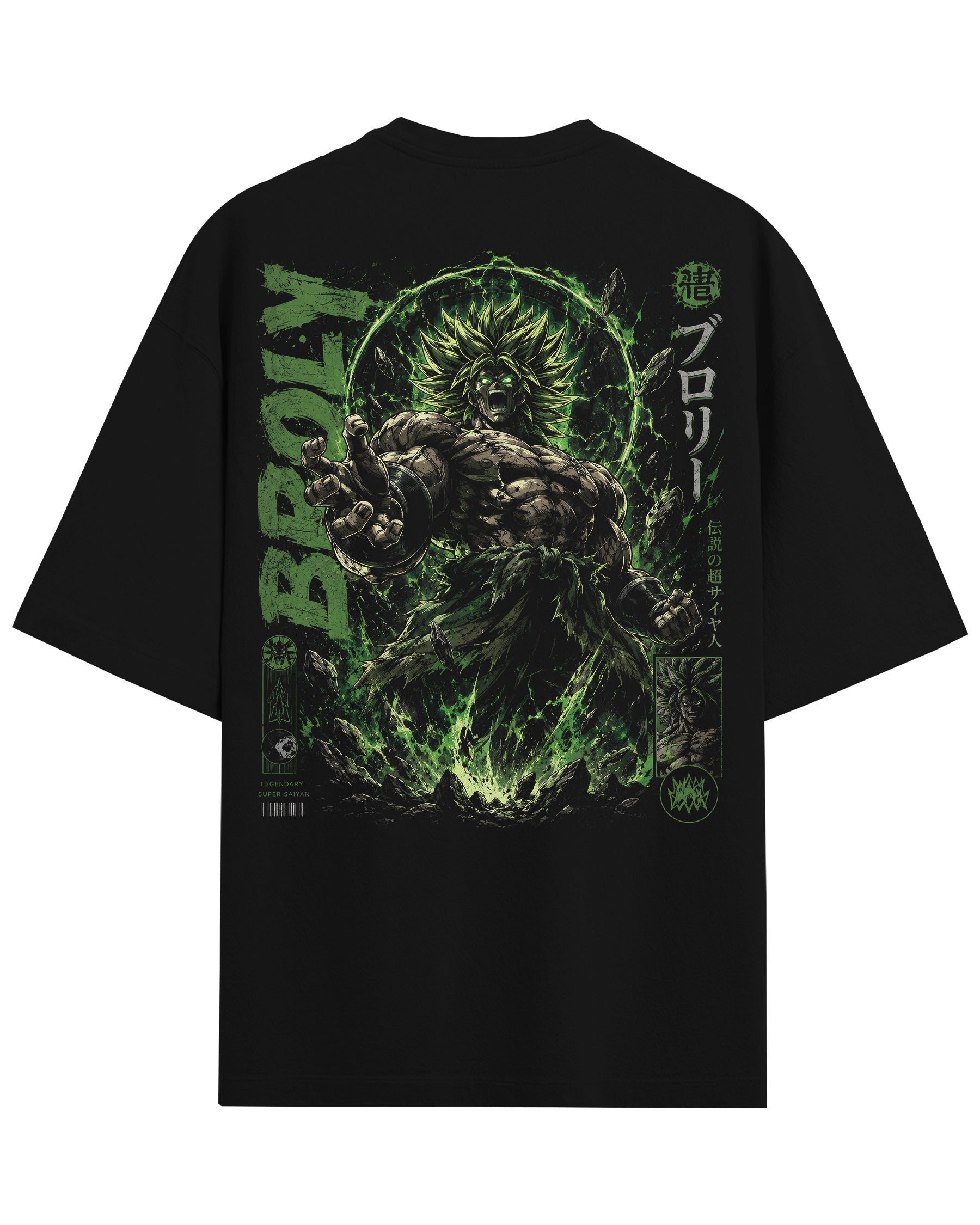 TShirt,Oversized,Anime,DragonBall,Broly
