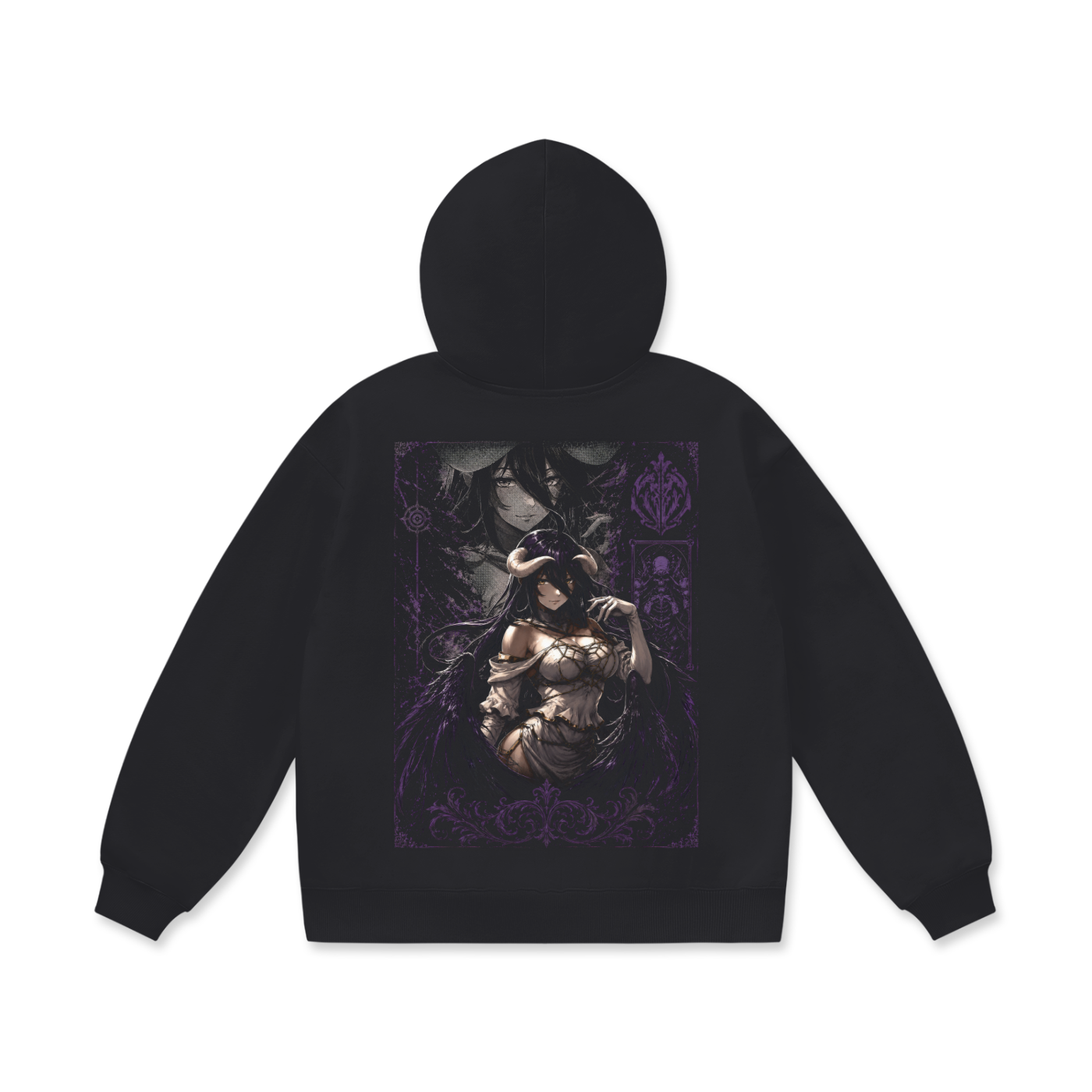 Hoodie,Oversized,Anime,Overlord,Albedo