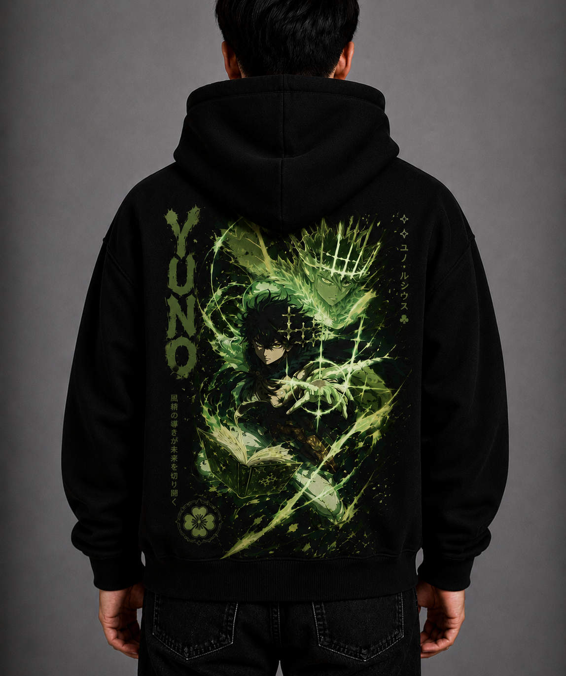 Hoodie,Oversized,Anime,BlackClover