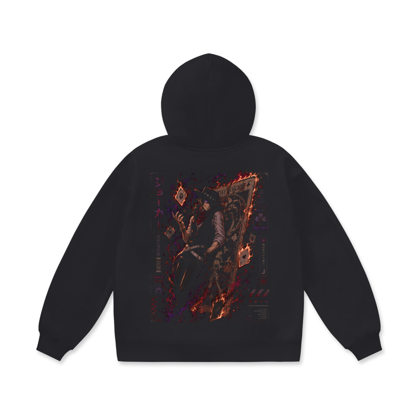 Hoodie,Oversized,Anime,FireForce,Joker