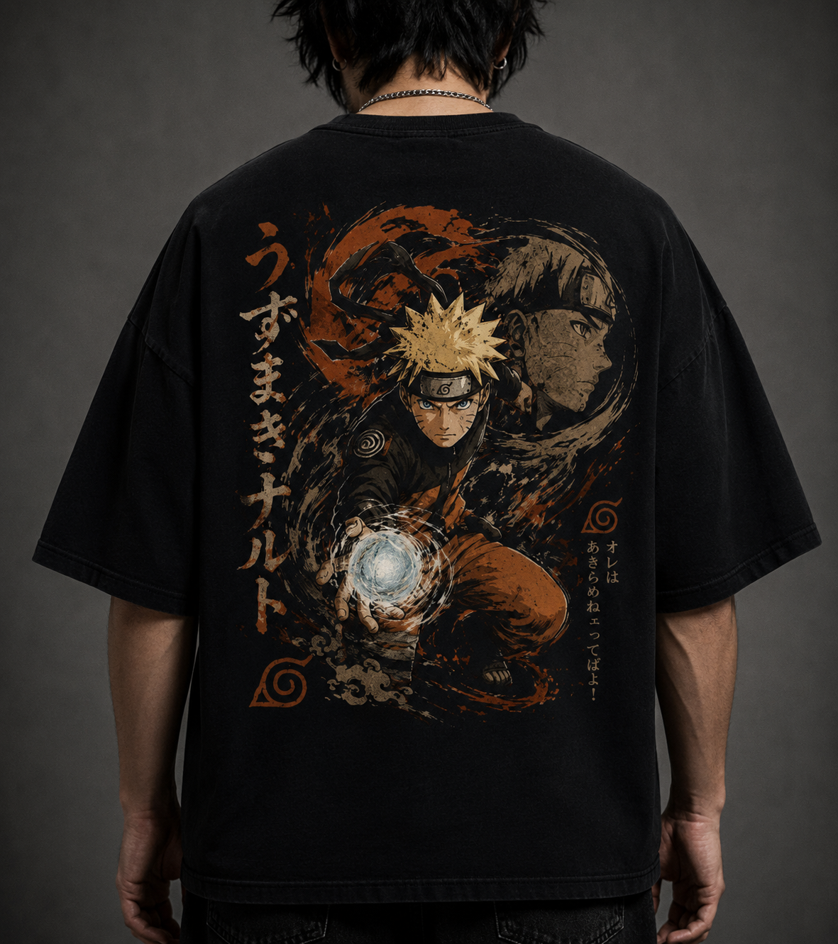 TShirt,Oversized,Anime,Naruto,NarutoUzumaki