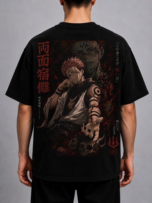 TShirt,Oversized,Anime,JujutsuKaisen,RyomenSukuna