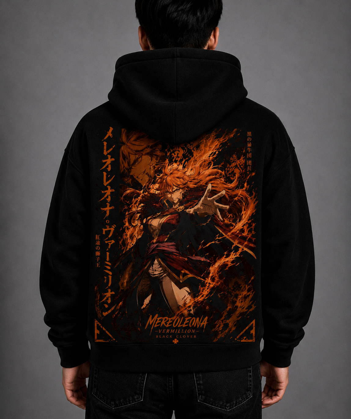 Hoodie,Oversized,Anime,BlackClover