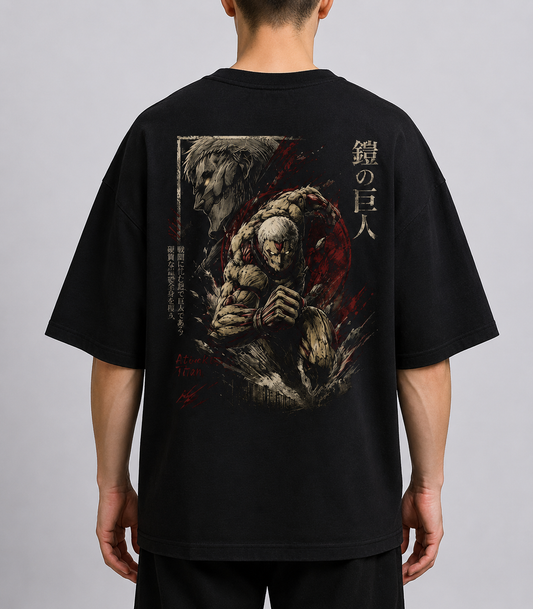 TShirt,Oversized,Anime,AttackOnTitan,ArmoredTitan