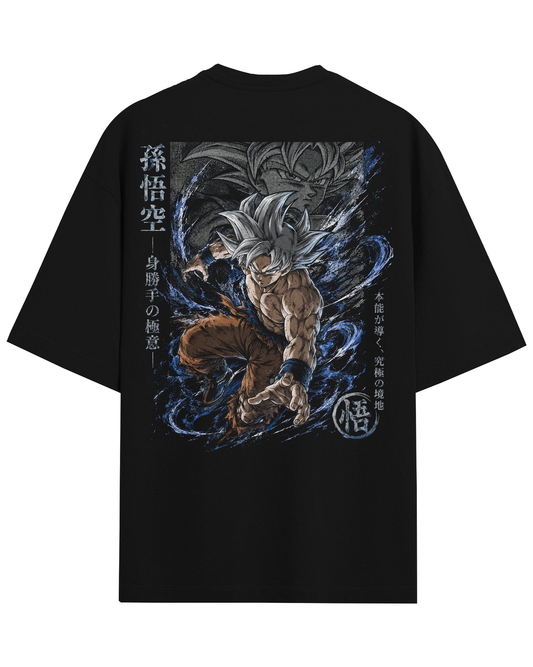 TShirt,Oversized,Anime,DragonBall,GokuUltraInstinct
