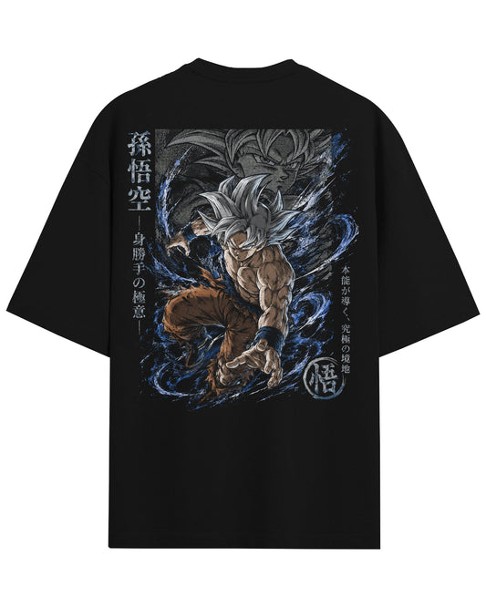 TShirt,Oversized,Anime,DragonBall,GokuUltraInstinct