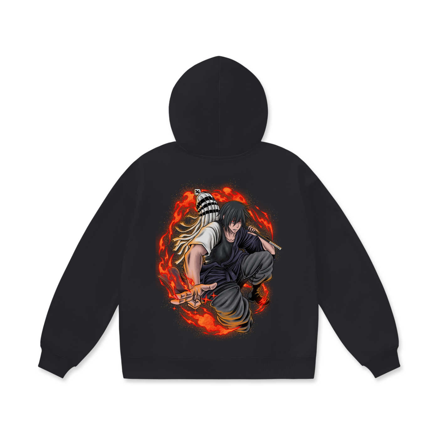 Hoodie,Oversized,Anime,Fire Force,Benimaru Shinmom