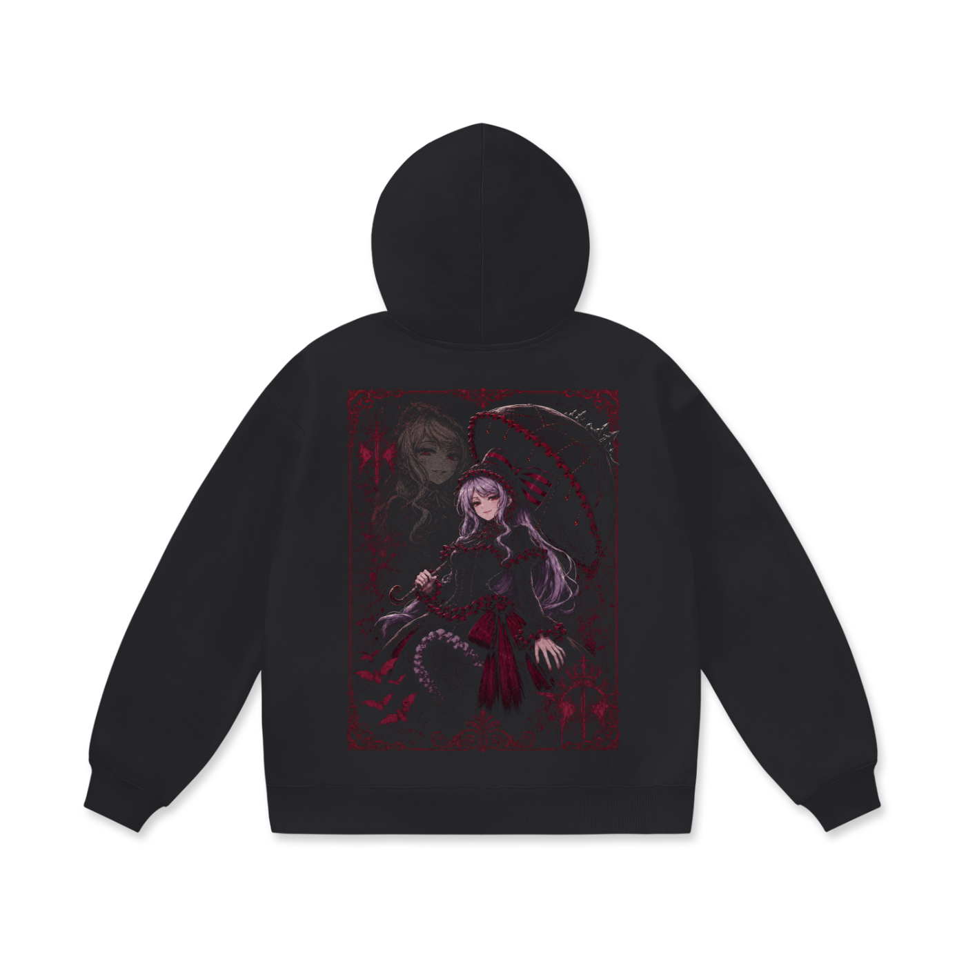 Hoodie,Oversized,Anime,Overlord,Shalltear