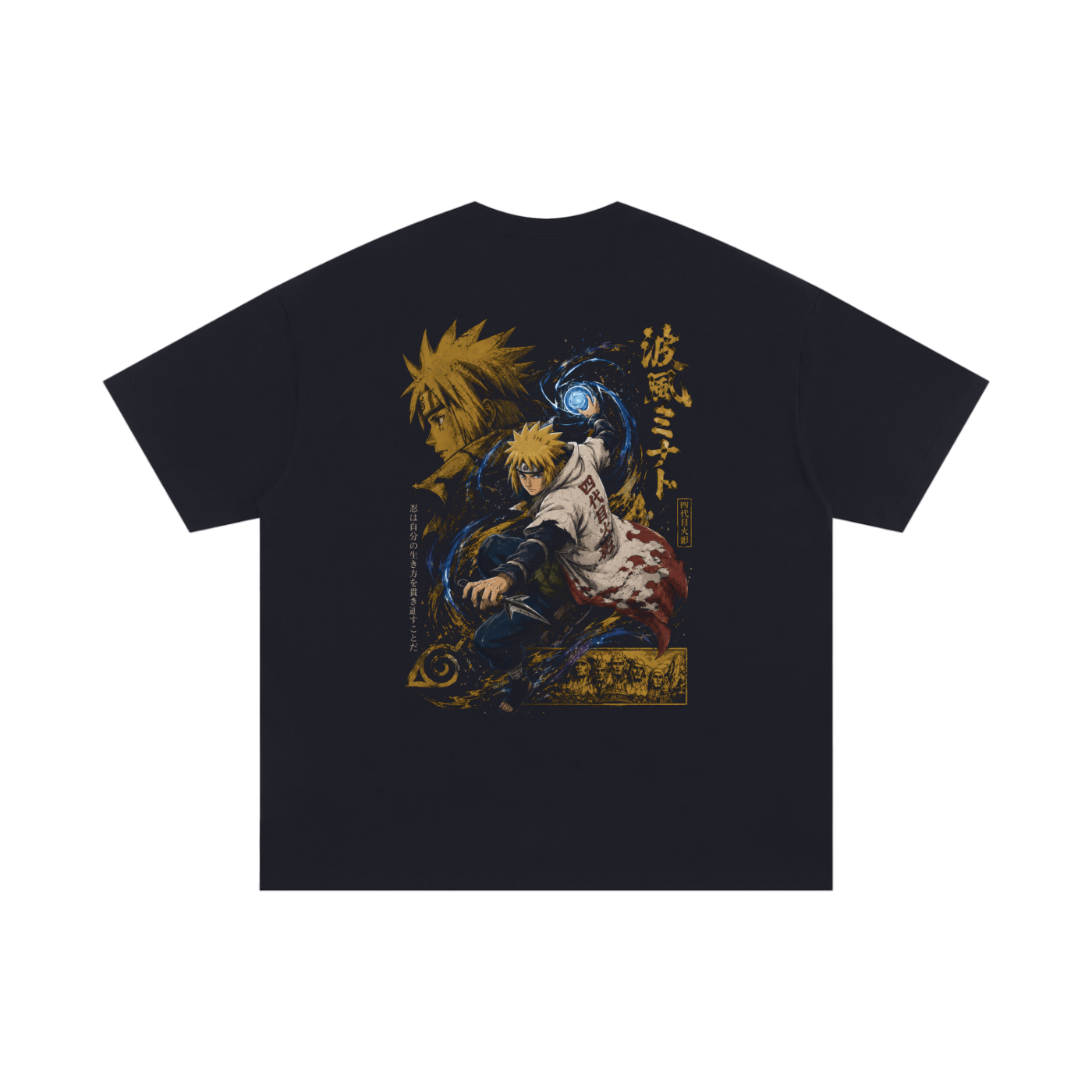TShirt,Oversized,Anime,Naruto,MinatoNamikaze