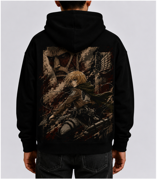 Hoodie,Oversized,Anime,AttackOnTitan,ArminArlert