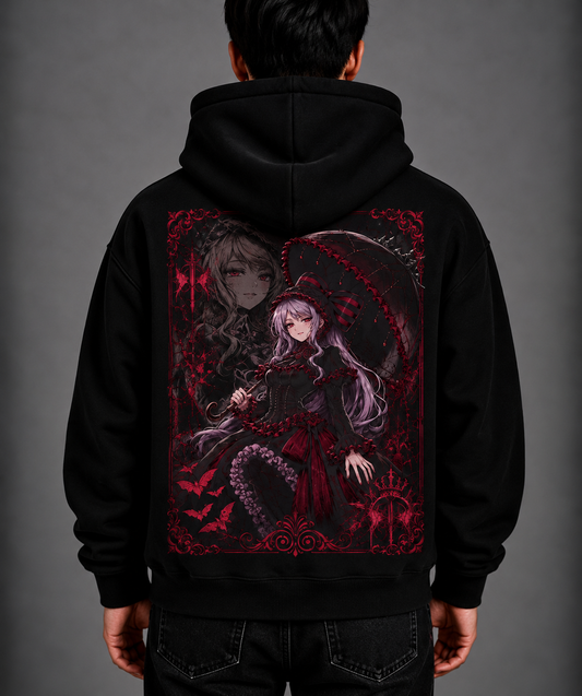 Hoodie,Oversized,Anime,Overlord,Shalltear