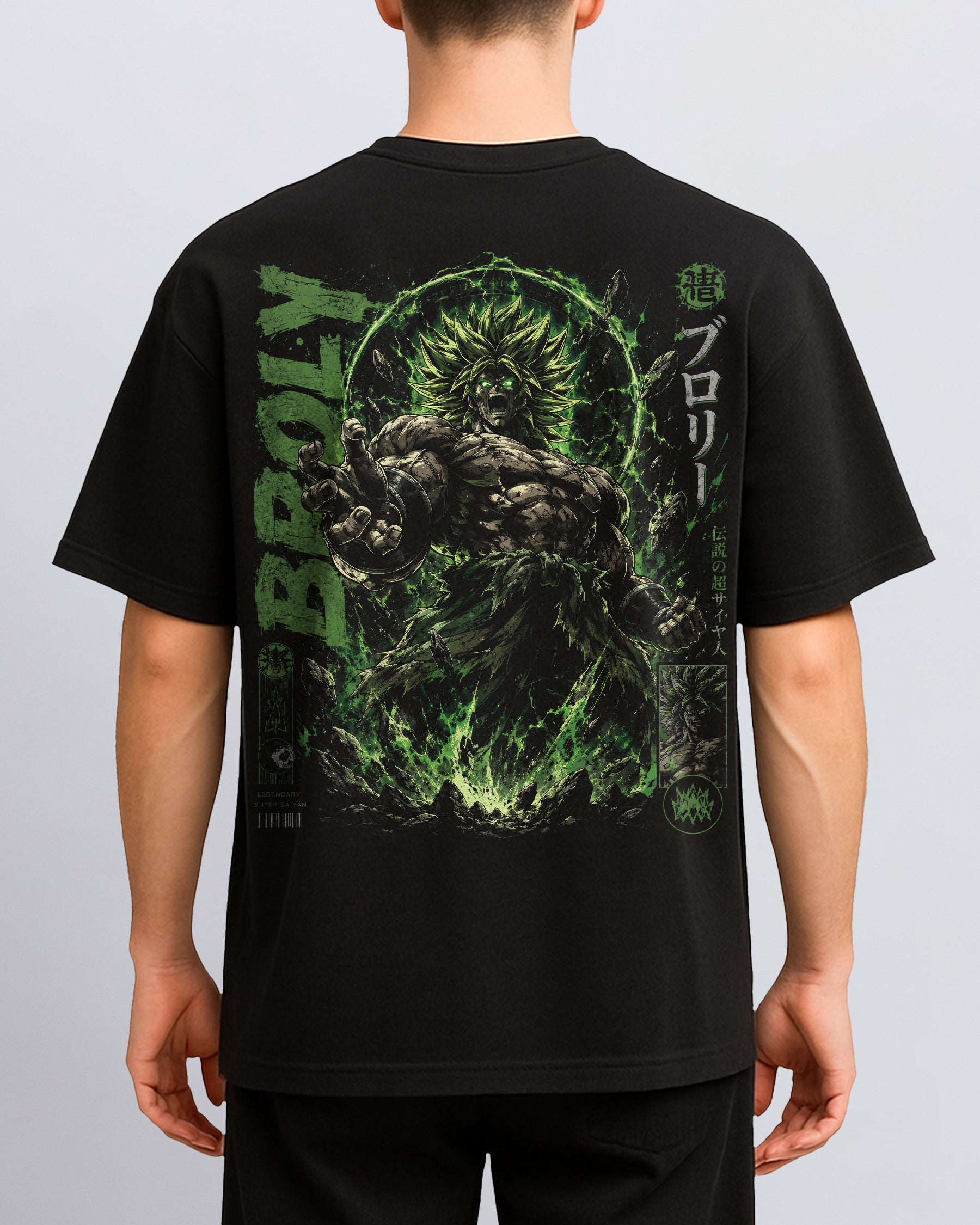 TShirt,Oversized,Anime,DragonBall,Broly
