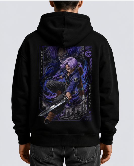 Hoodie,Oversized,Anime,DragonBall,FutureTrunks