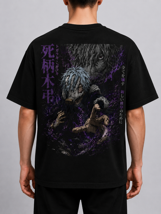 TShirt,Oversized,Anime,MyHeroAcademia,TomuraShigaraki