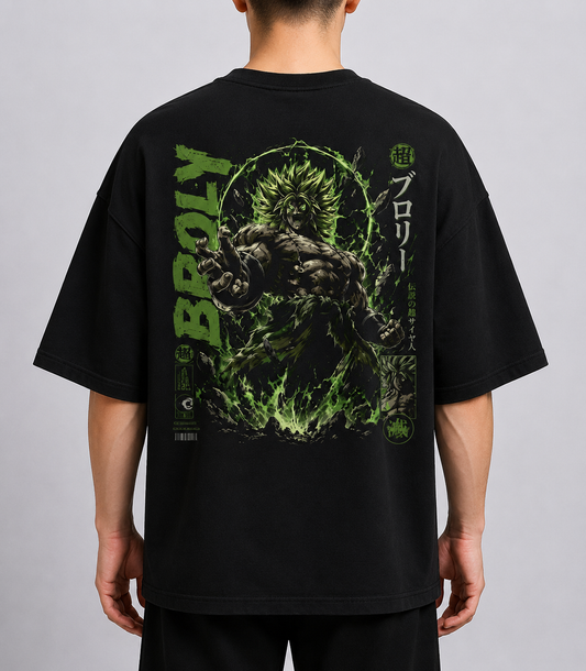 TShirt,Oversized,Anime,DragonBall,Broly
