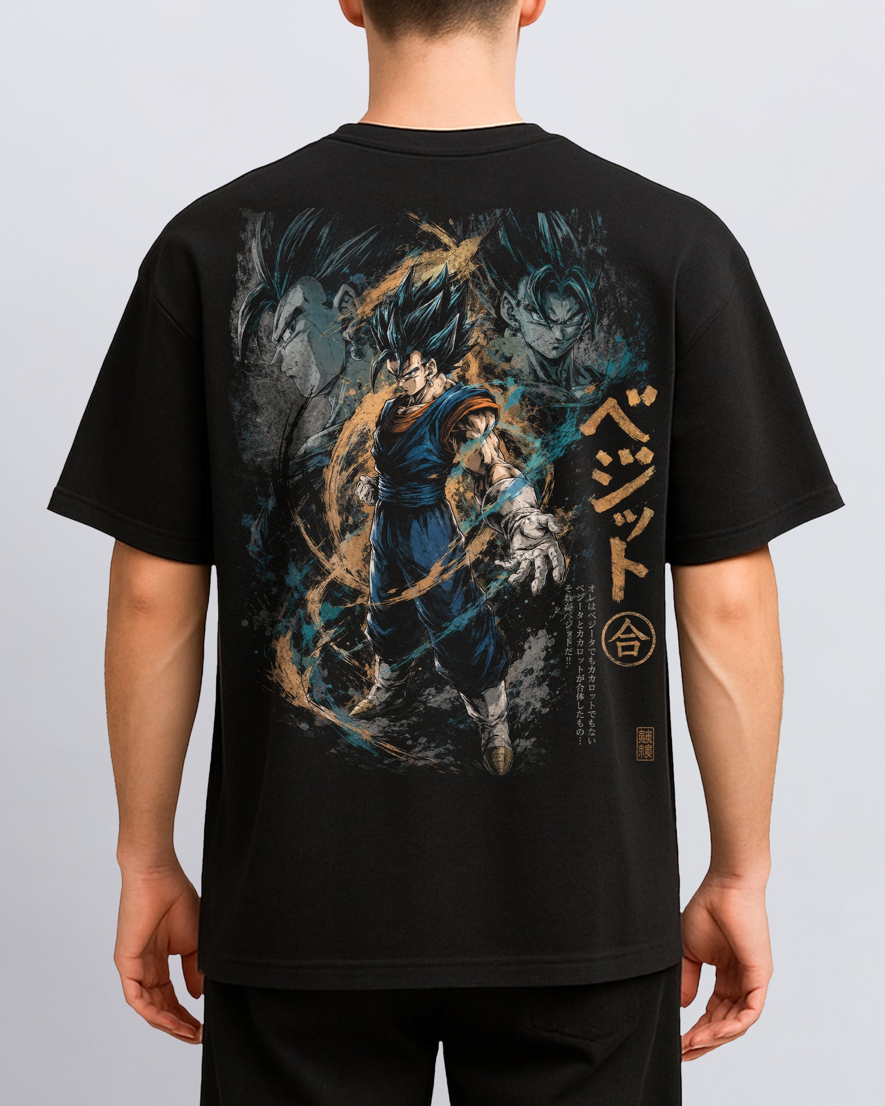 TShirt,Oversized,Anime,DragonBall,Vegito