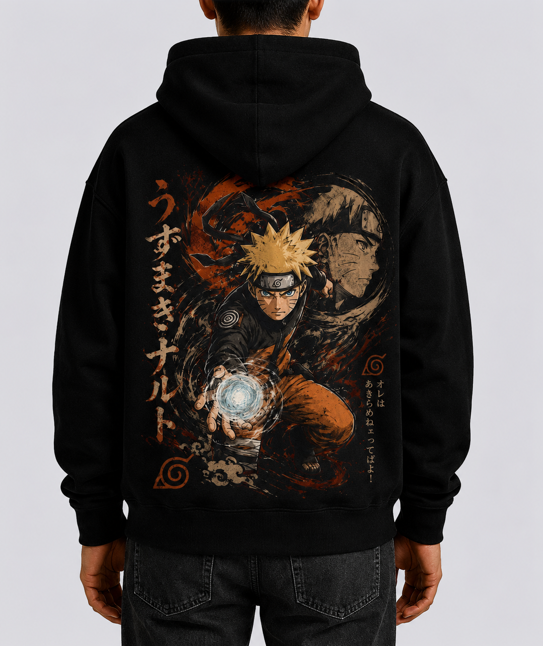 Hoodie,Oversized,Anime,Naruto,NarutoUzumaki