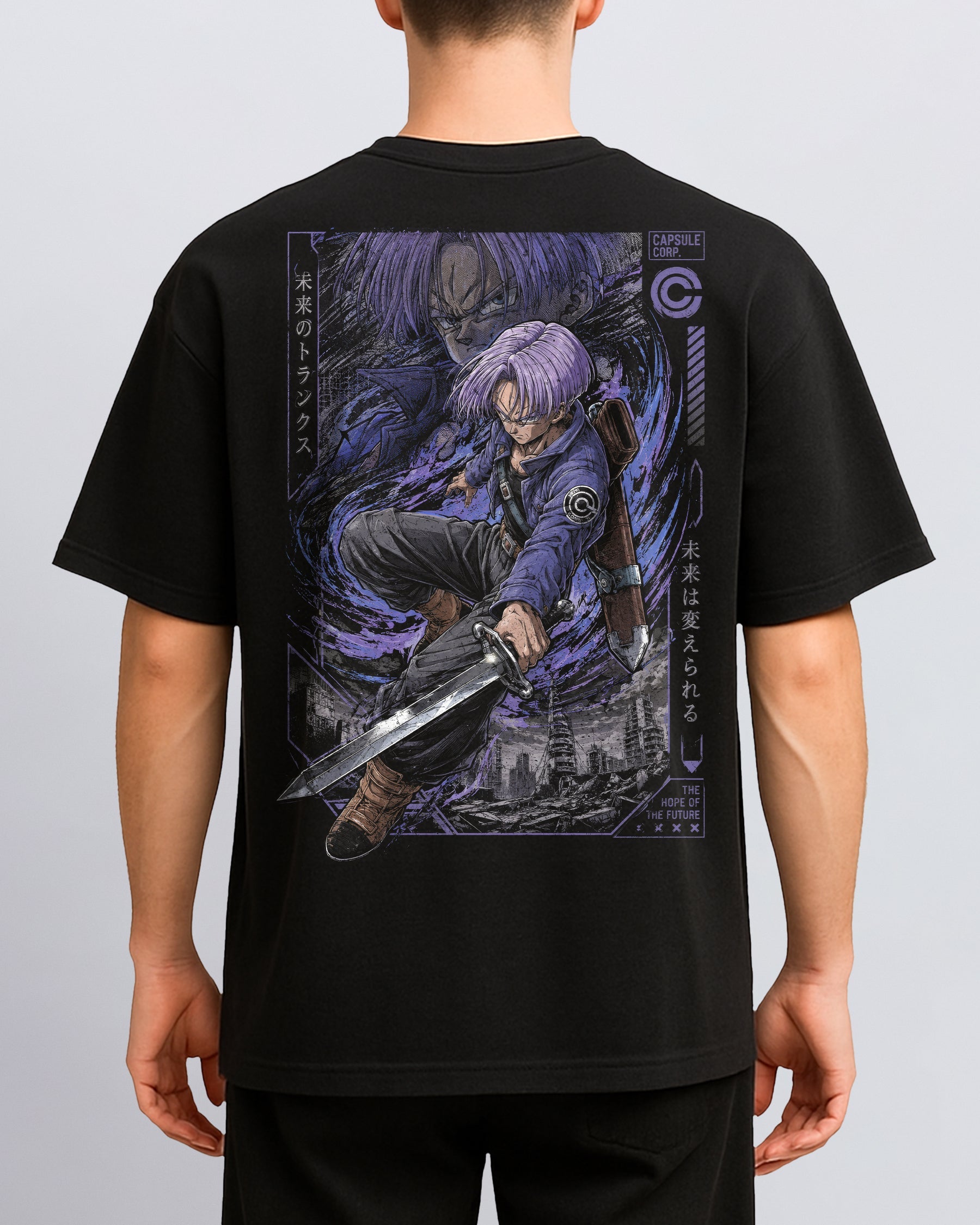 TShirt,Oversized,Anime,DragonBall,FutureTrunks