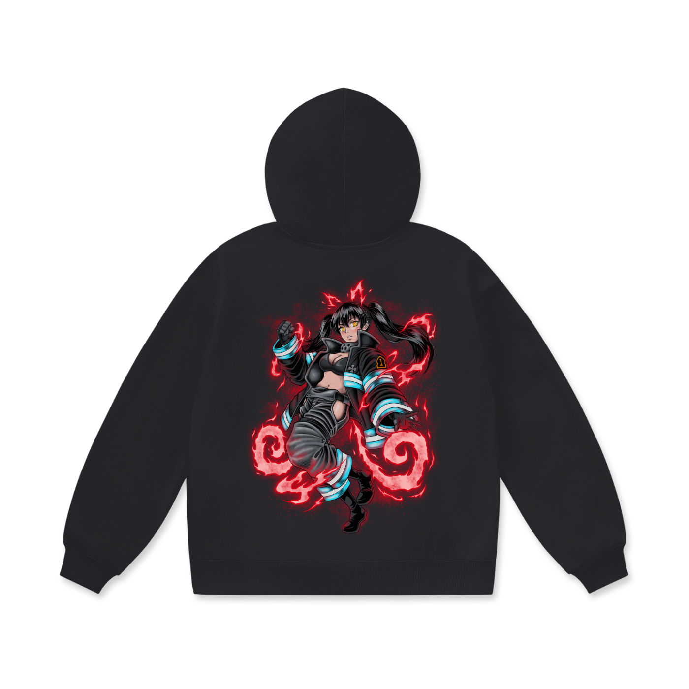 Hoodie,Oversized,Anime,Fire Force,Tamaki Kotatsu