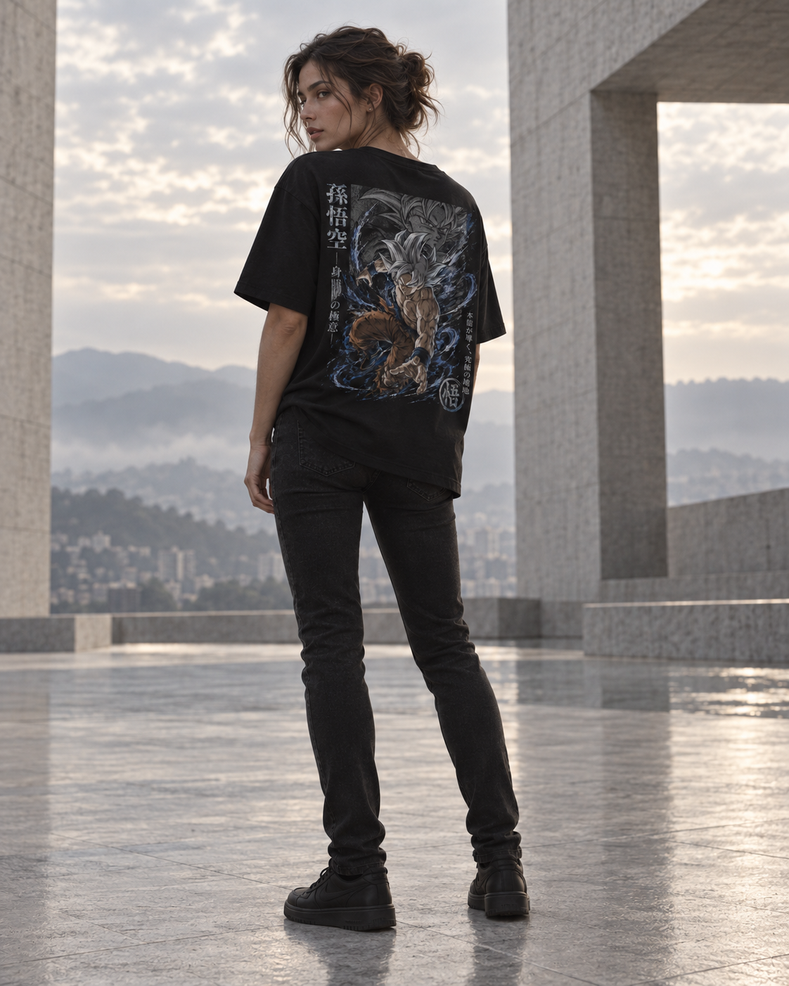 TShirt,Oversized,Anime,DragonBall,GokuUltraInstinct