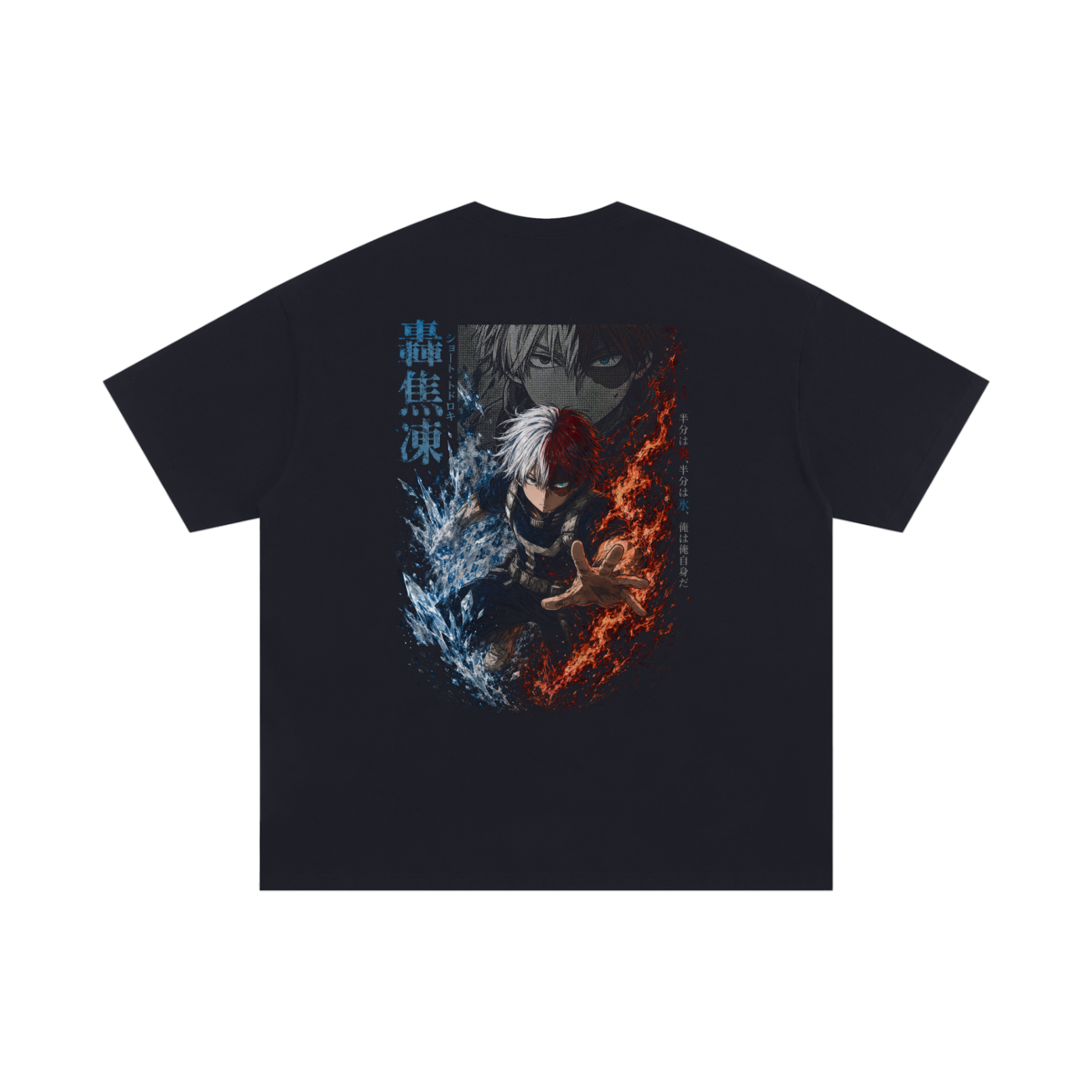 TShirt,Oversized,Anime,MyHeroAcademia,ShotoTodoroki