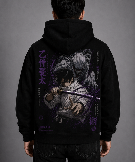 Hoodie,Oversized,Anime,JujutsuKaisen,YutaOkkotsu