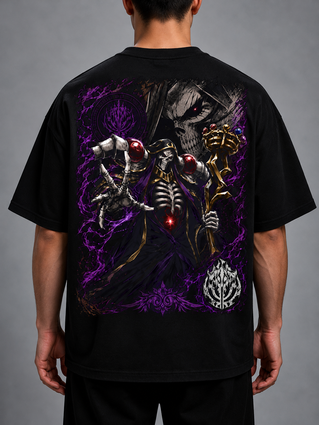 TShirt,Oversized,Anime,Overlord,AinzOoalGown