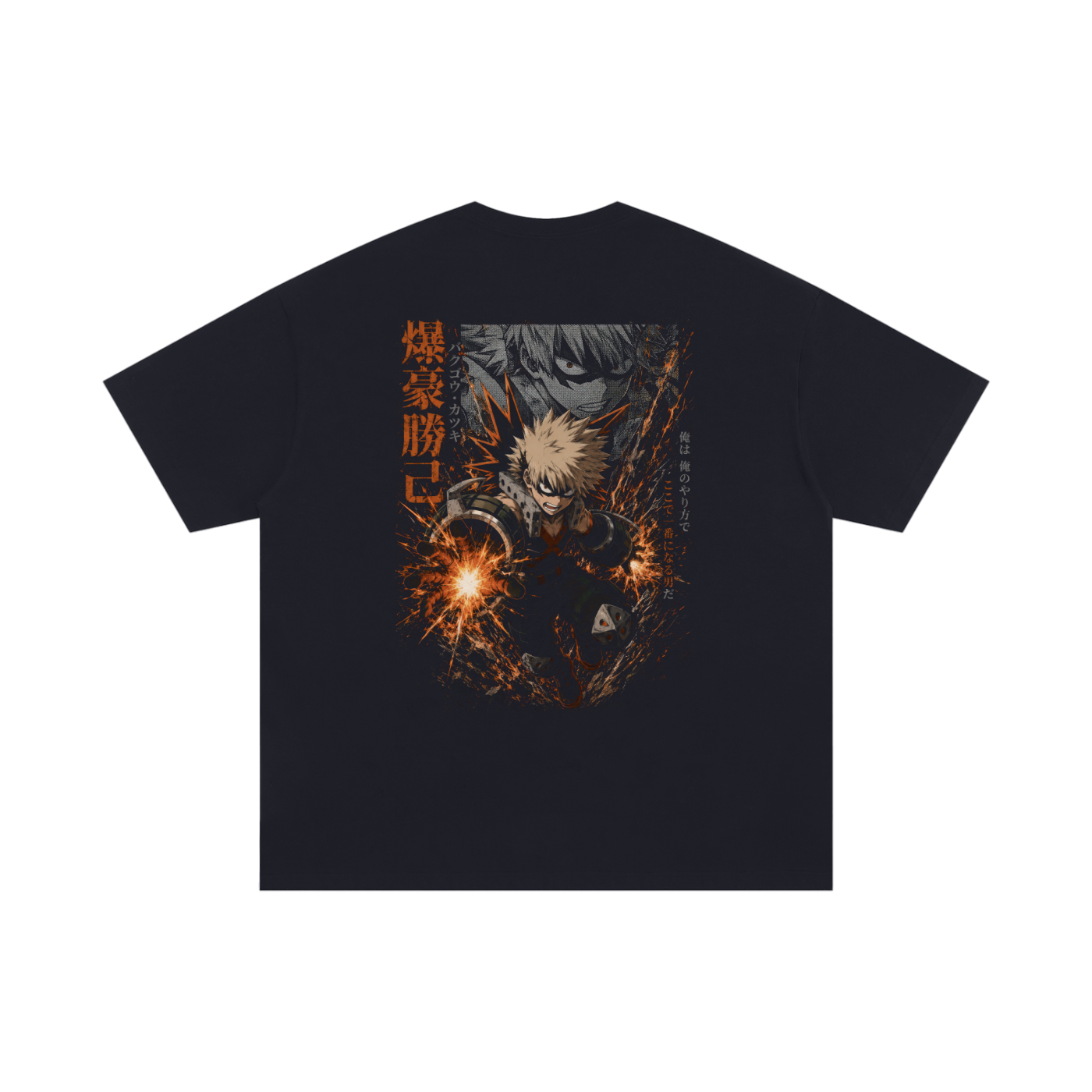 TShirt,Oversized,Anime,MyHeroAcademia,KatsukiBakugo