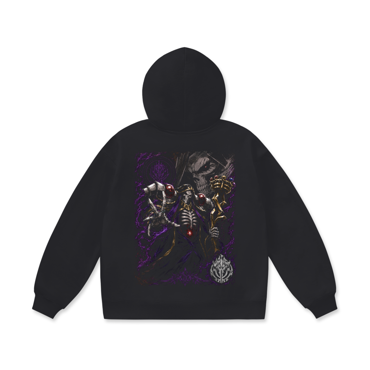 Hoodie,Oversized,Anime,Overlord,AinzOoalGown