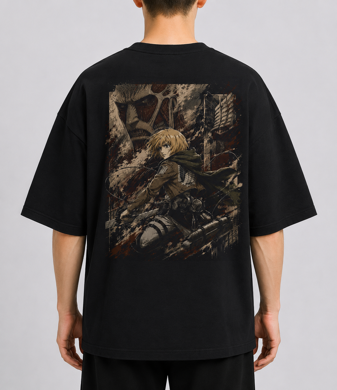 TShirt,Oversized,Anime,AttackOnTitan,ArminArlert