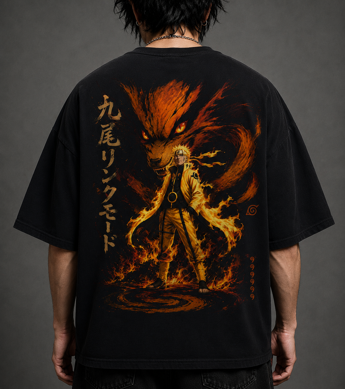 TShirt,Oversized,Anime,Naruto,NarutoLinkMode