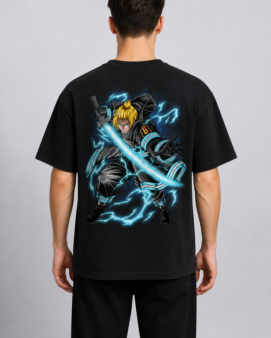 TShirt,Oversized,Anime,FireForce,ArthurBoyle