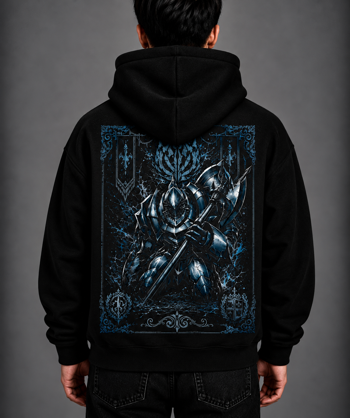 Hoodie,Oversized,Anime,Overlord,Coccytus