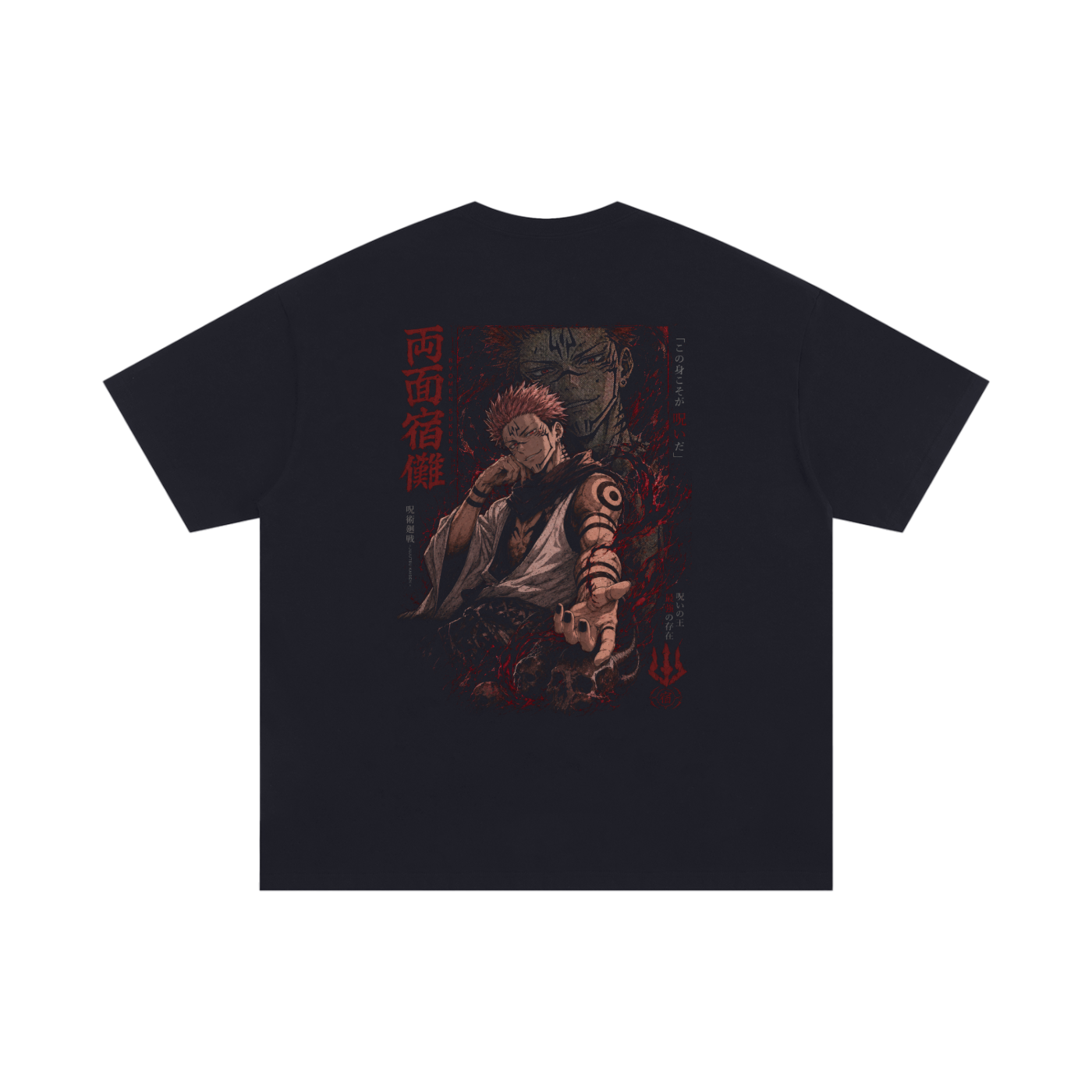 TShirt,Oversized,Anime,JujutsuKaisen,RyomenSukuna