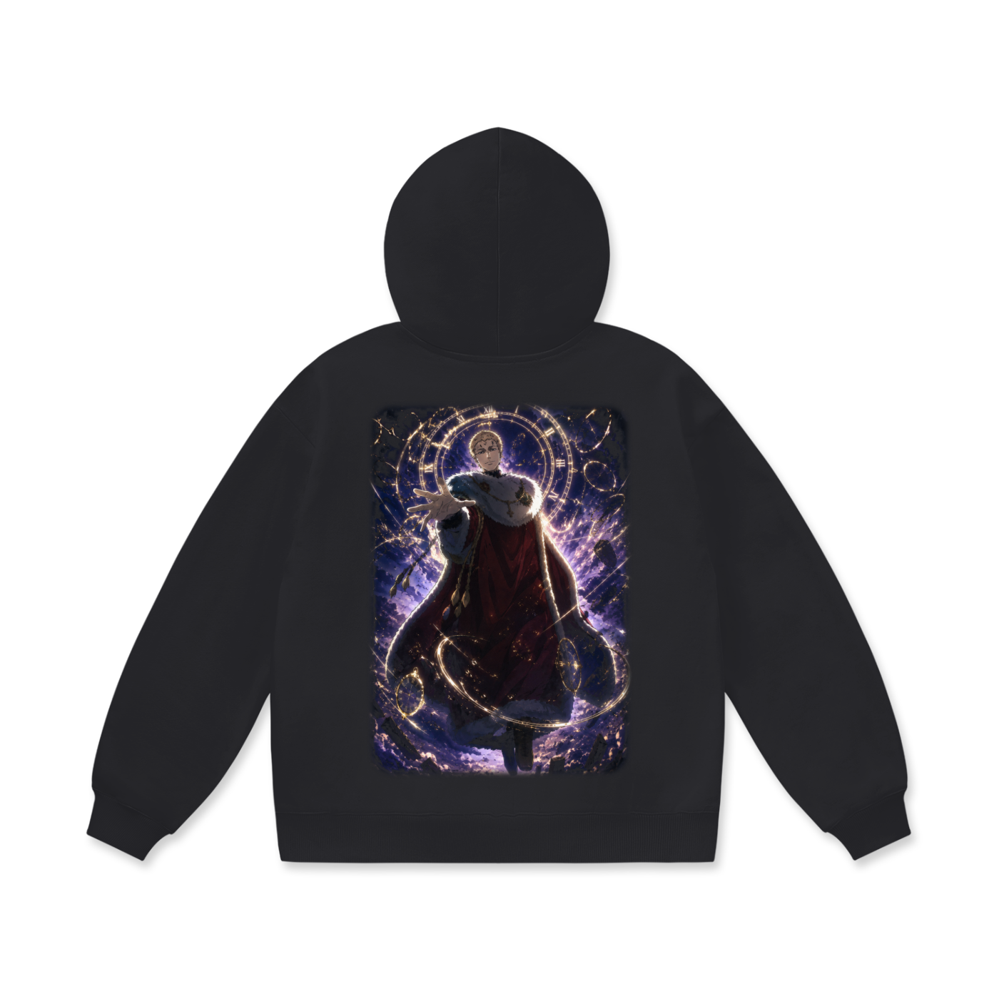Hoodie,Oversized,Anime,BlackCover,JuliusNovachrono