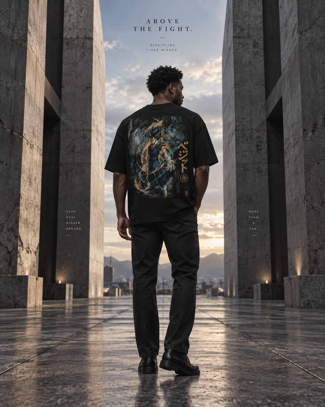 TShirt,Oversized,Anime,DragonBall,Vegito