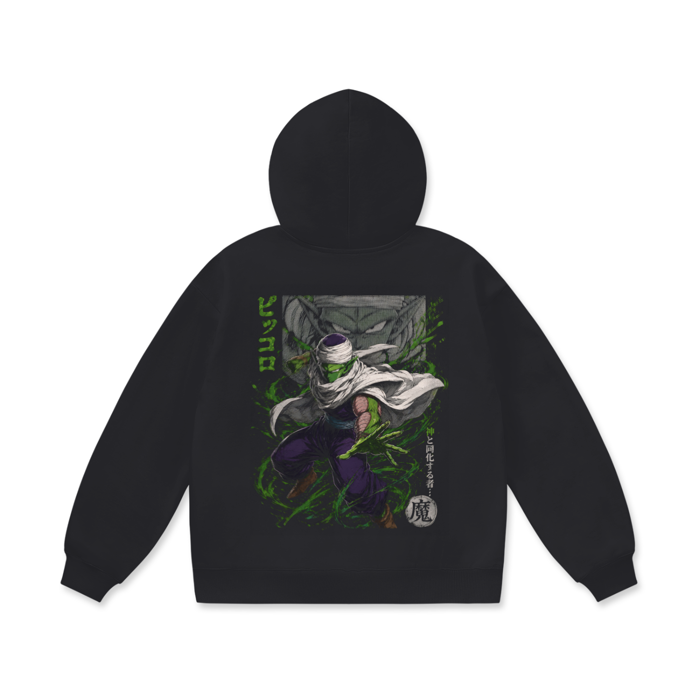 Hoodie,Oversized,Anime,DragonBall,Piccolo