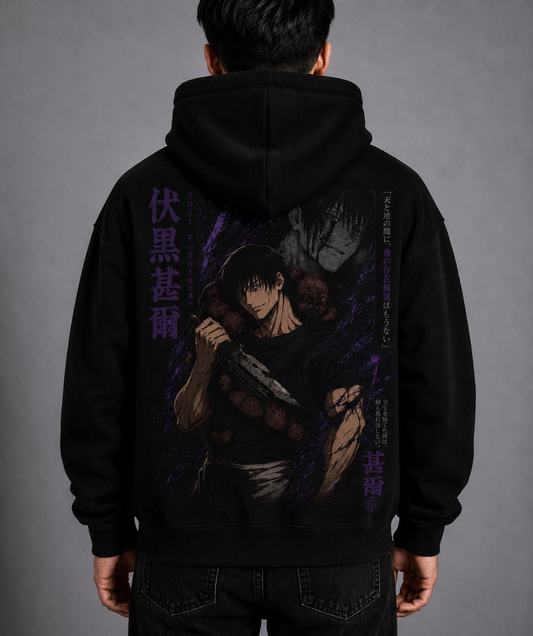 Hoodie,Oversized,Anime,JujutsuKaisen,TojiFushiguro