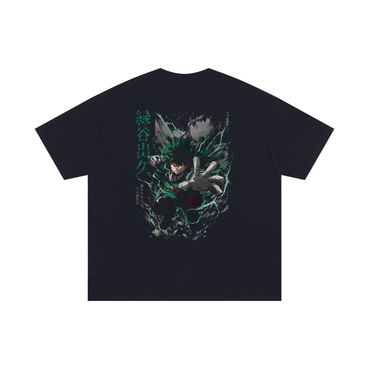 TShirt,Oversized,Anime,MyHeroAcademia,IzukuMidoriya