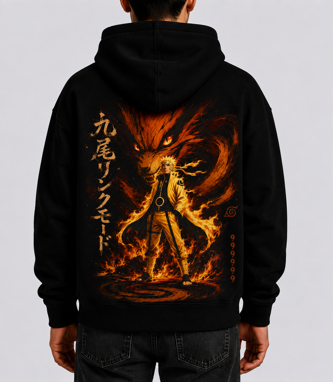 Hoodie,Oversized,Anime,Naruto,NarutoLinkMode