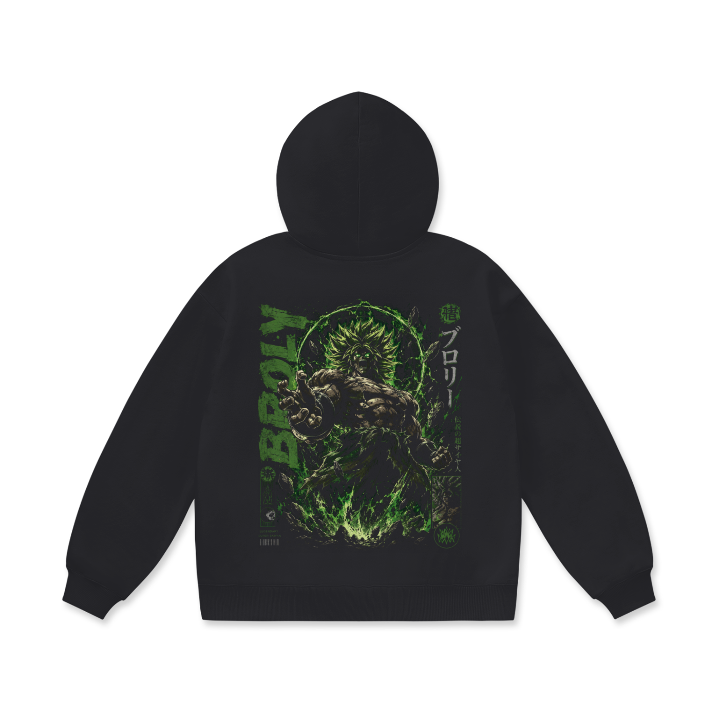 Hoodie,Oversized,Anime,DragonBall,Broly