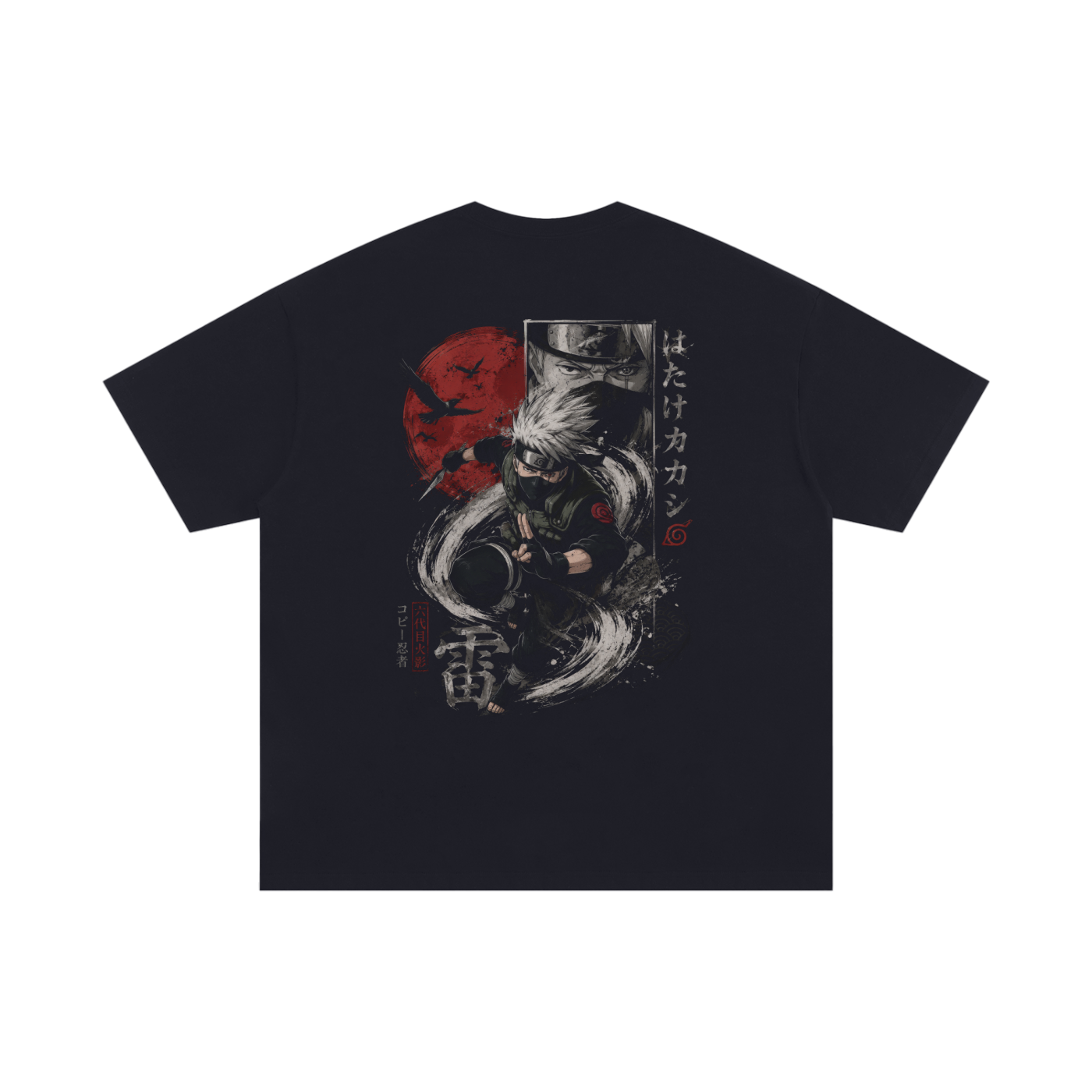 TShirt,Oversized,Anime,Naruto,KakashiHatake