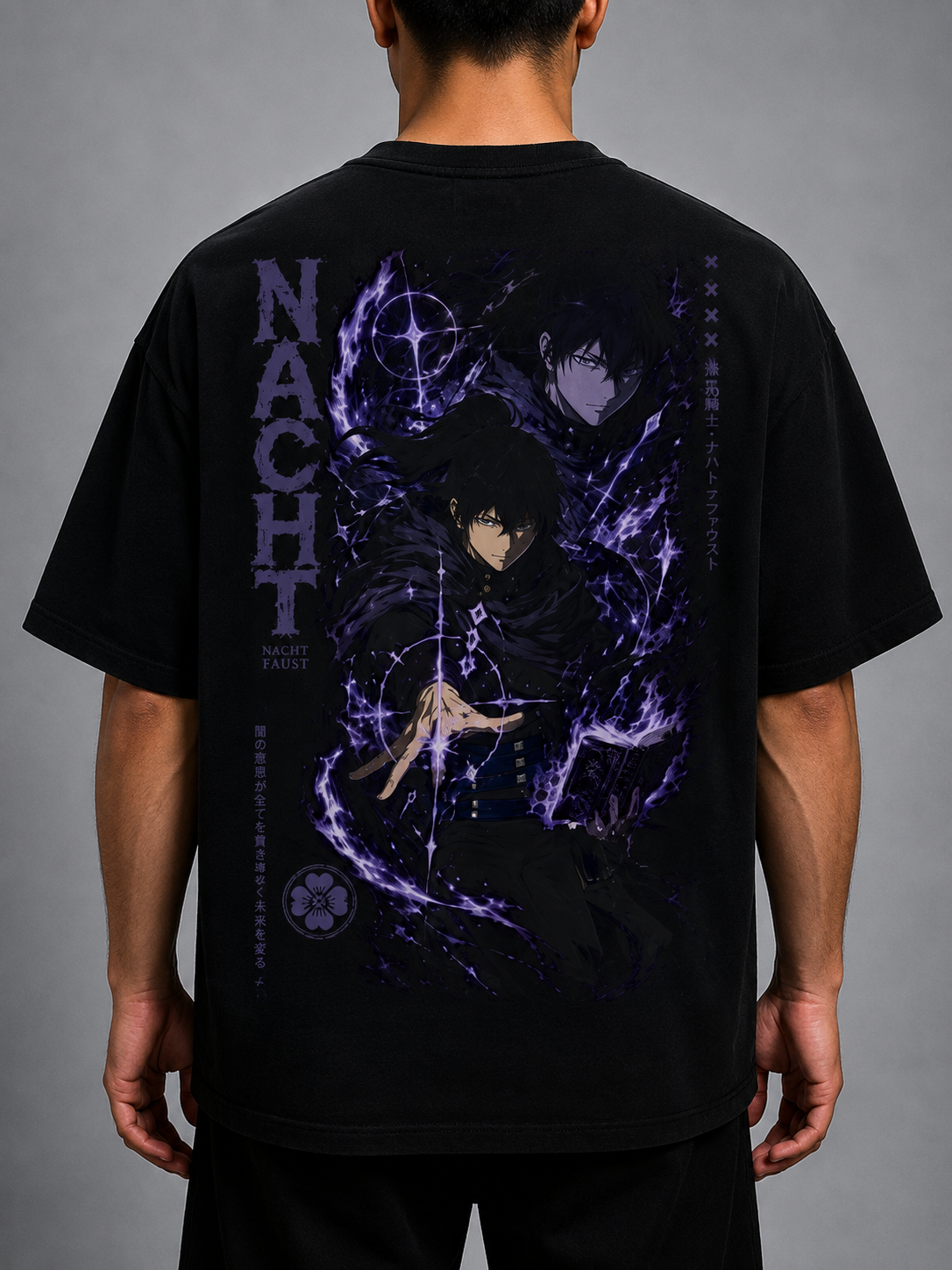 TShirt,Oversized,Anime,BlackClover