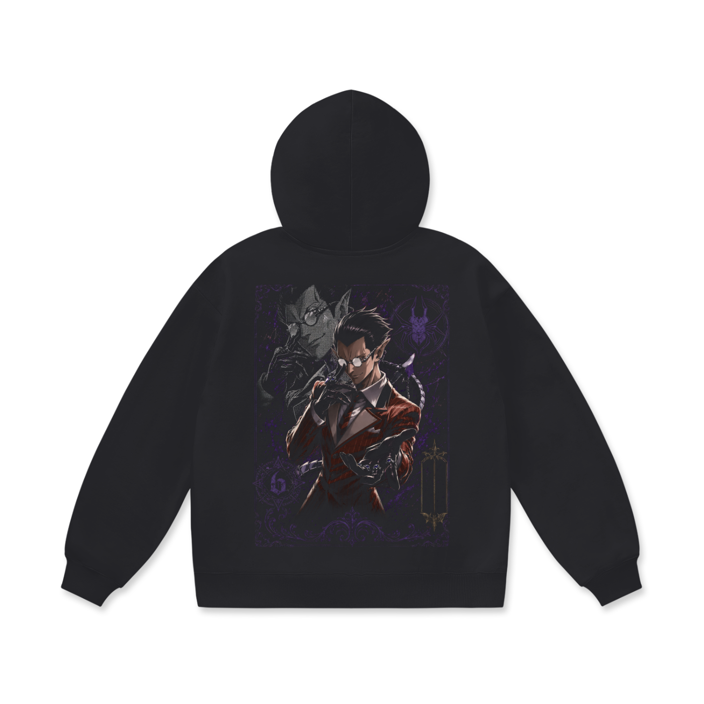 Hoodie,Oversized,Anime,Overlord,Demiurge